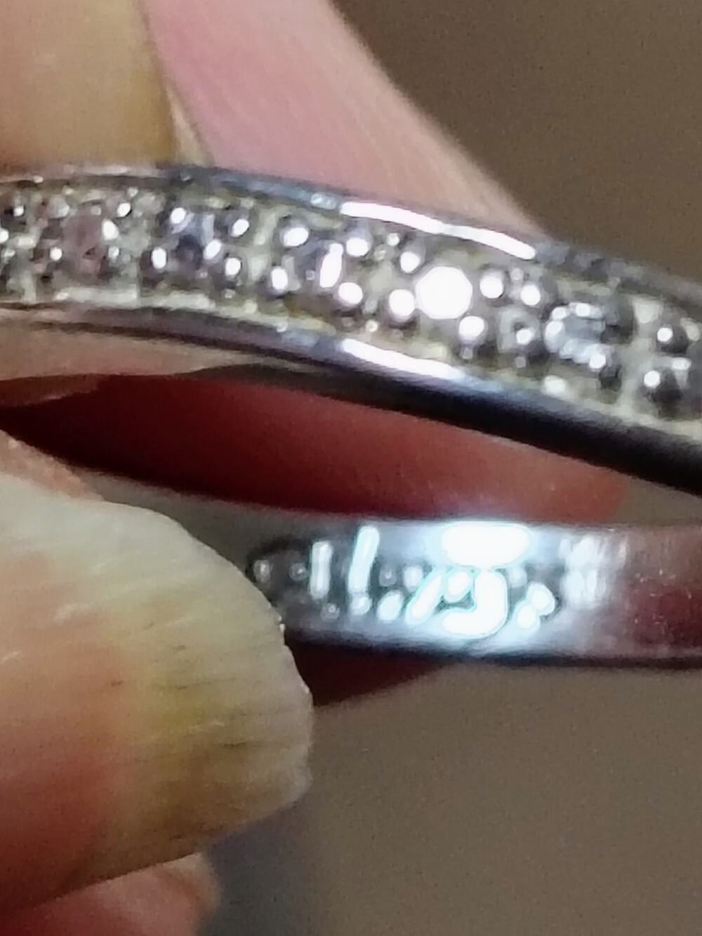 BGE Bradford Exchange 925 Always CZ Ring Sz 8.75